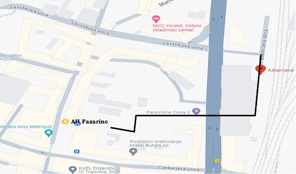 Apartments Fazarinc S Parkiriscem 첼레 외부 사진